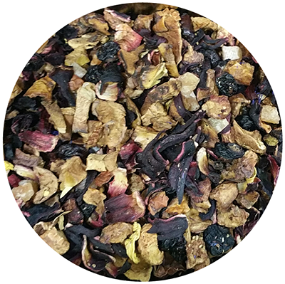 Voćni čaj, Bora Bora, jabuka, papaja, ribizla, jagoda, malina, različak